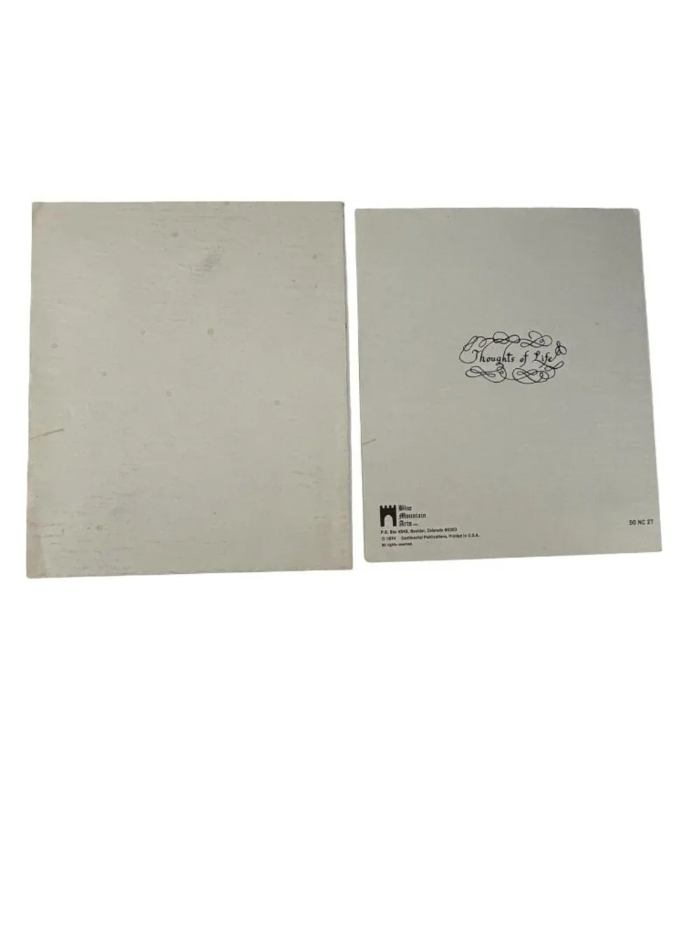 Vintage 1974 Blue Mountain Arts What Is a Friend C Raymond Beran Card Envelope